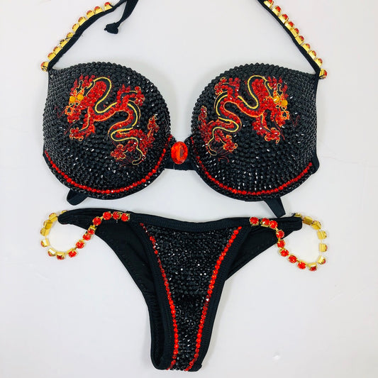 Black Red Dragon Crystal - MyProSuit